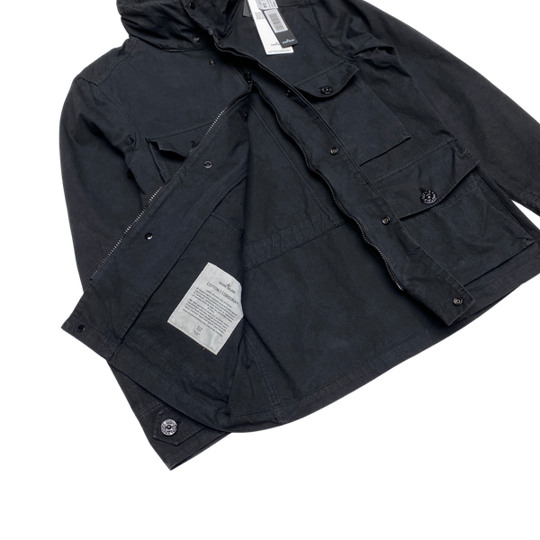 Stone Island 2020 Black Cotton Cordura Field Jacket