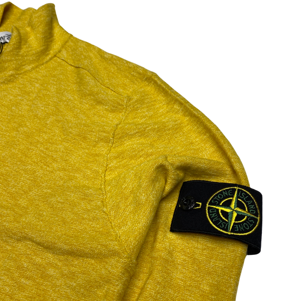 Stone Island 2018 Yellow Marl Pullover Jumper