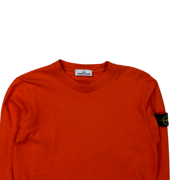 Stone Island 2015 Orange Crewneck