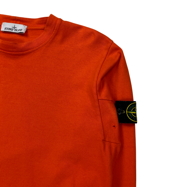 Stone Island 2015 Orange Crewneck