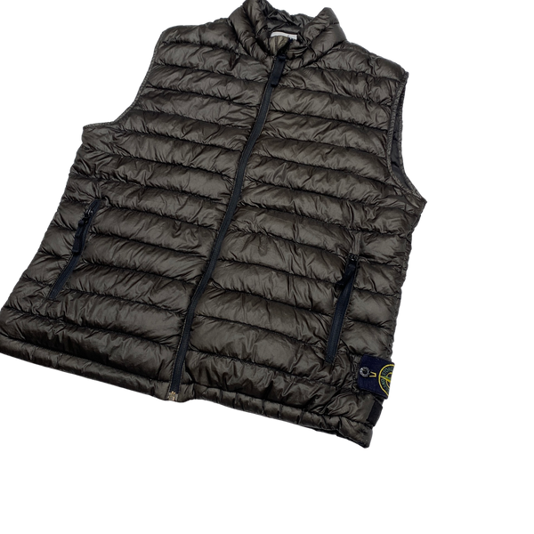Stone Island 2012 Garment Dyed Down Puffer Gilet
