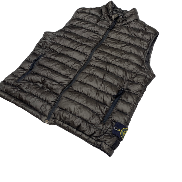 Stone Island 2012 Garment Dyed Down Puffer Gilet