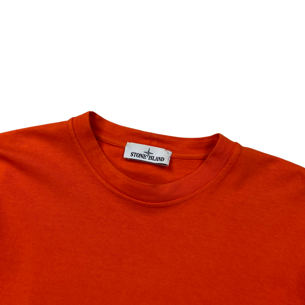 Stone Island 2015 Orange Crewneck