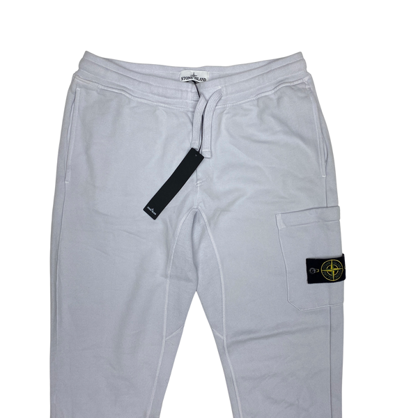 Stone Island Lilac Cotton Joggers