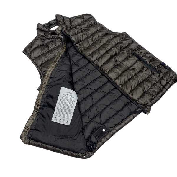 Stone Island 2012 Garment Dyed Down Puffer Gilet
