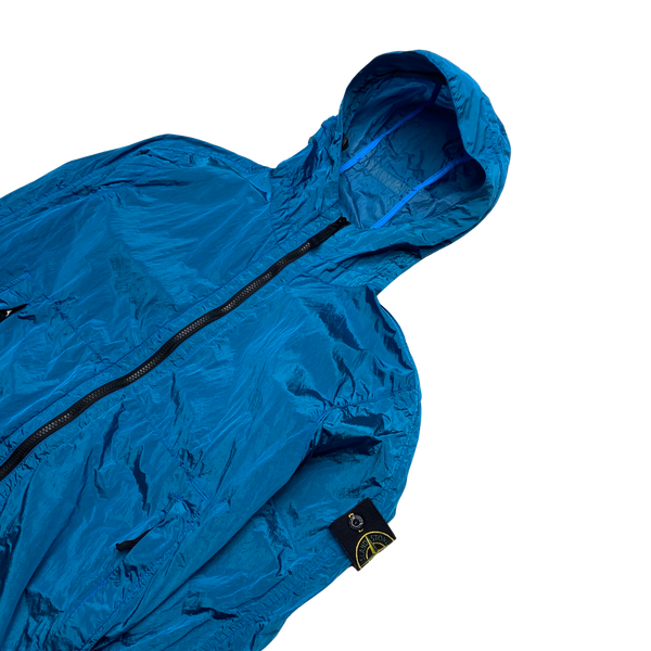Stone Island 2018 Blue Nylon Metal Watro Hooded Jacket