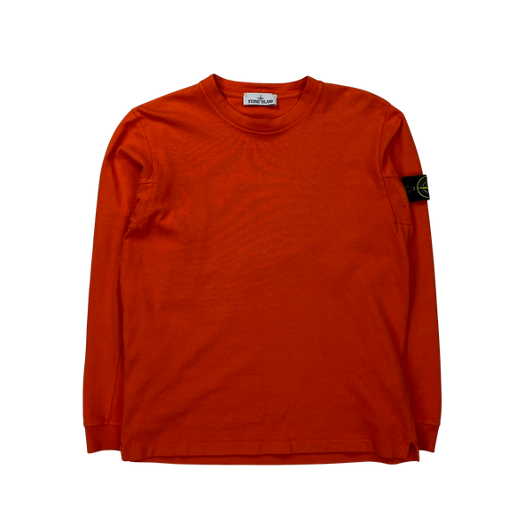 Stone Island 2015 Orange Crewneck