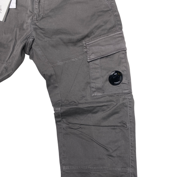 CP Company Grey Ergonomic Tapered Fit Cargo Trousers