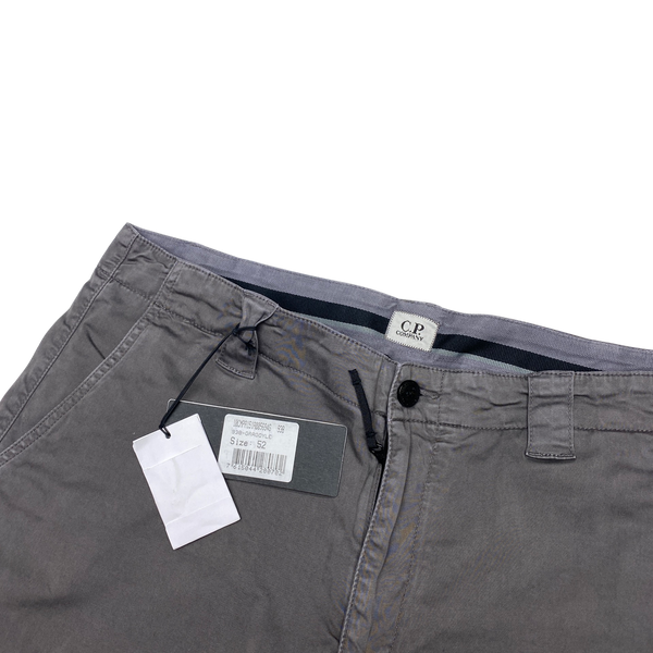 CP Company Grey Ergonomic Tapered Fit Cargo Trousers