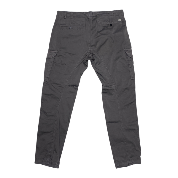 CP Company Grey Ergonomic Tapered Fit Cargo Trousers