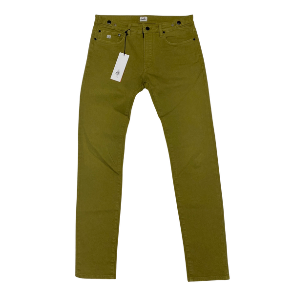 CP Company Khaki Green Slim Fit Jeans
