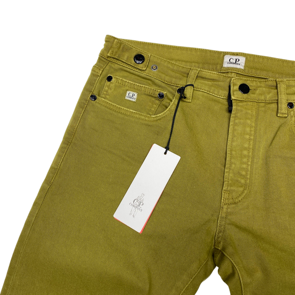 CP Company Khaki Green Slim Fit Jeans