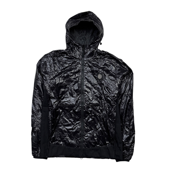 Stone Island 2017 Black Pertex Quantum Primaloft Jacket - Large