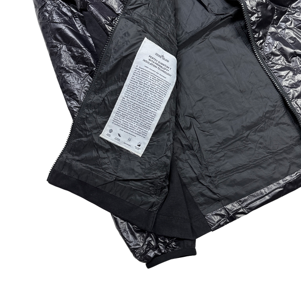 Stone Island 2017 Black Pertex Quantum Primaloft Jacket - Large