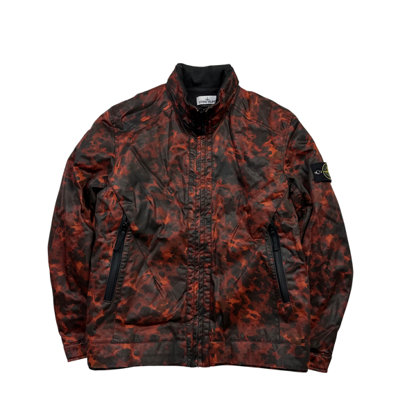Stone Island 2014 Raso Gommato Tortoise Shell Camo OVD Jacket - XL