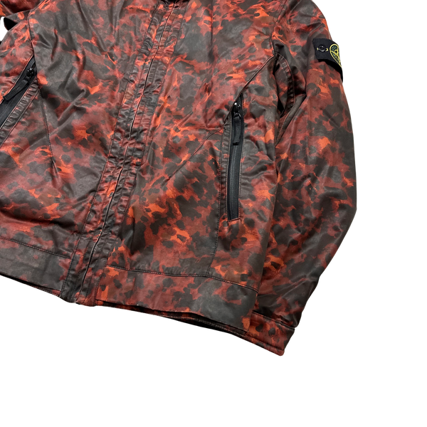 Stone Island 2014 Raso Gommato Tortoise Shell Camo OVD Jacket - XL