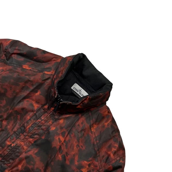 Stone Island 2014 Raso Gommato Tortoise Shell Camo OVD Jacket - XL