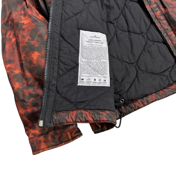 Stone Island 2014 Raso Gommato Tortoise Shell Camo OVD Jacket - XL