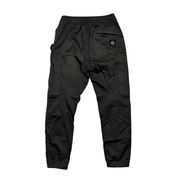 Stone Island Regular Fit Cotton Cargo Trousers - 30"