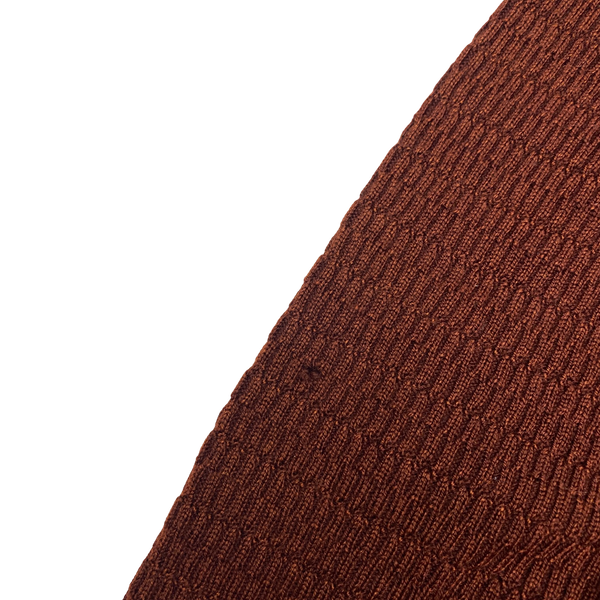 Stone Island Deep Red Waffle Knit Pullover Hoodie