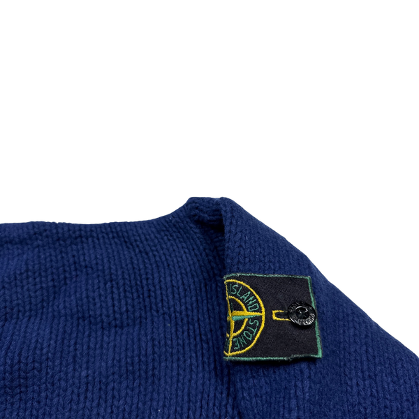 Stone Island Vintage 90's Pullover Roll Neck Knit - XXL
