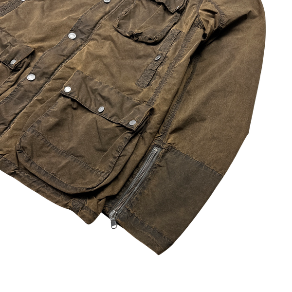 CP Company Rare 2007 Brown Tinto Terra Goggle Jacket - XL
