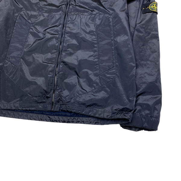 Stone Island 2005 Navy Velvet Lined Shimmer Jacket