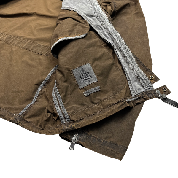 CP Company Rare 2007 Brown Tinto Terra Goggle Jacket - XL