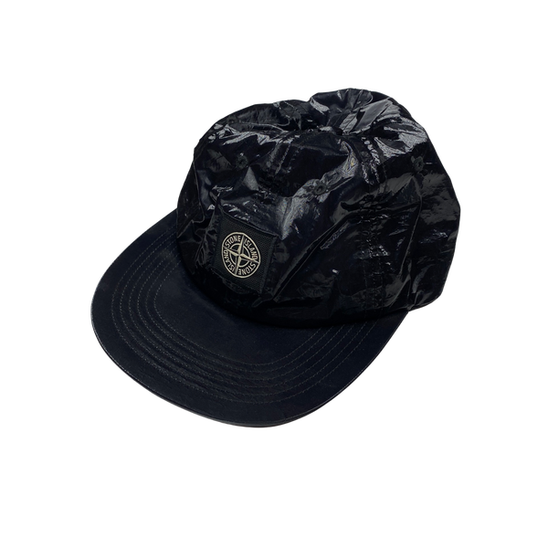 Stone Island x Supreme Black Silk Cap