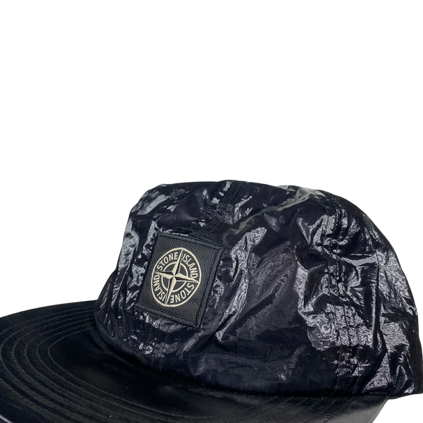 Stone Island x Supreme Black Silk Cap
