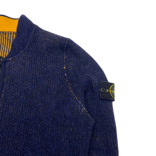 Stone Island 2016 Reversible Ribbed Wool Jumper