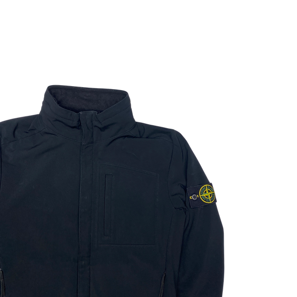 Stone Island 2016 Black Fleece Lined Soft Shell R Jacket