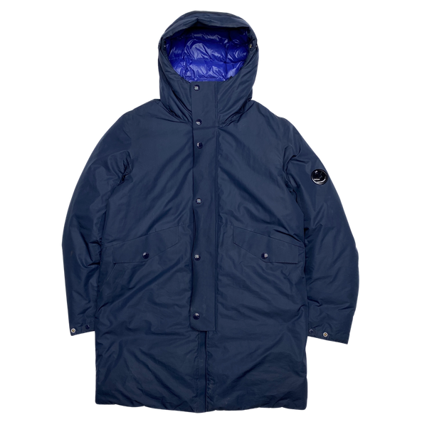 Stone Island Navy Micro M Down Filled Parka Jacket