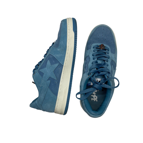 BAPE Baby Blue Bapesta Trainers UK 9
