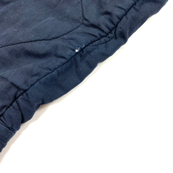 Stone Island Thick Cotton Navy Quilted Overshirt