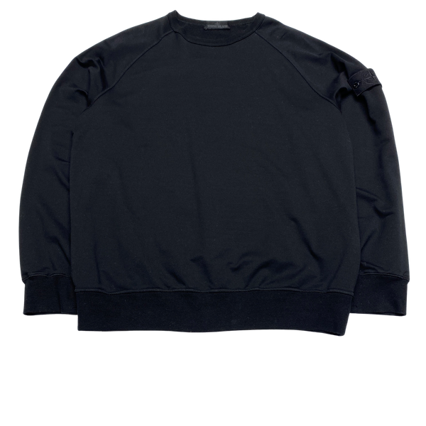 Stone Island 2021 Black Ghost Crewneck Sweatshirt