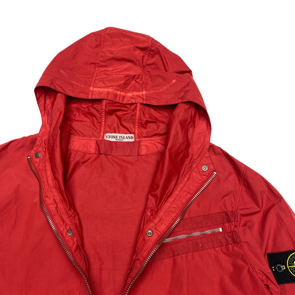 Stone Island 2009 Red Spalmutura Hooded Jacket