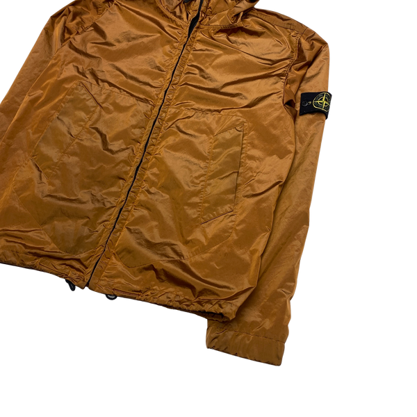 Stone Island 2008 Burnt Orange Nylon Metal Shimmer