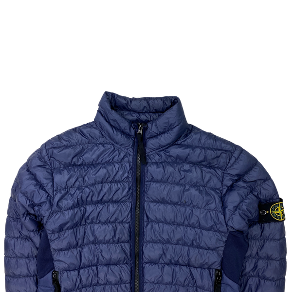 Stone Island Navy Micro Yarn Down Filled Jacket
