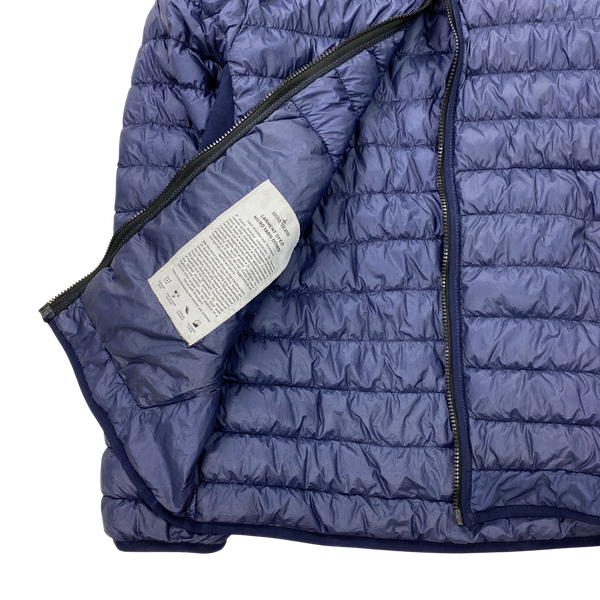 Stone Island Navy Micro Yarn Down Filled Jacket