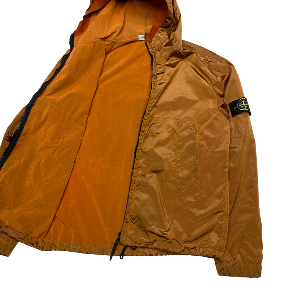 Stone Island 2008 Burnt Orange Nylon Metal Shimmer