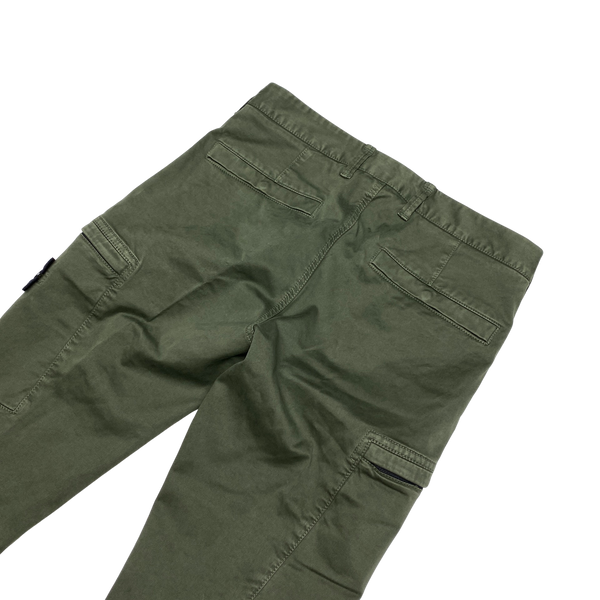 Stone Island 2020 Military Green SK Cargo Trousers
