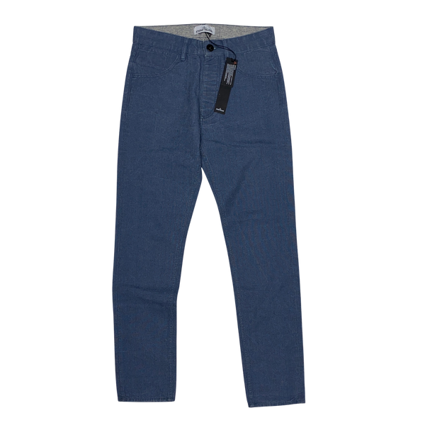 Stone Island 2019 Blue Tela Placcata Trousers
