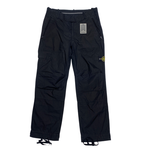 Stone Island Vintage 2006 Black Cargo Trousers