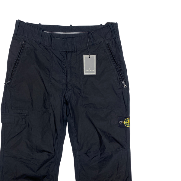 Stone Island Vintage 2006 Black Cargo Trousers
