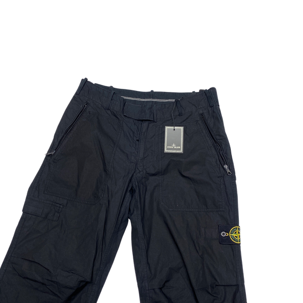 Stone Island Vintage 2006 Black Cargo Trousers