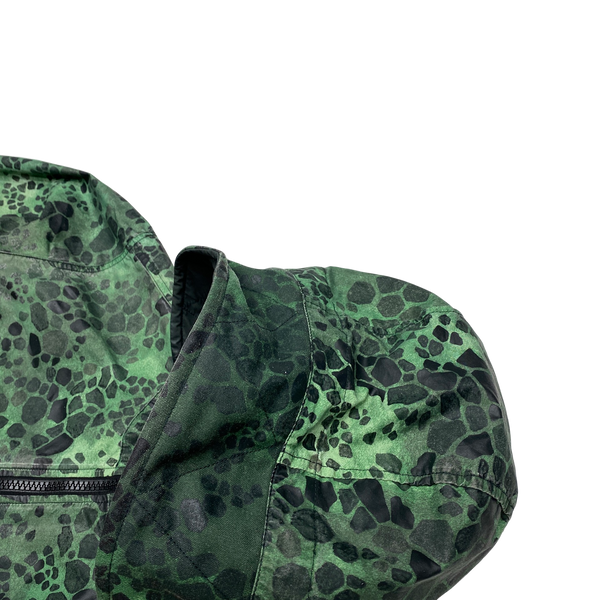 Stone Island 2018 Alligator Camo Light Cotton / Nylon Fishtail Parka