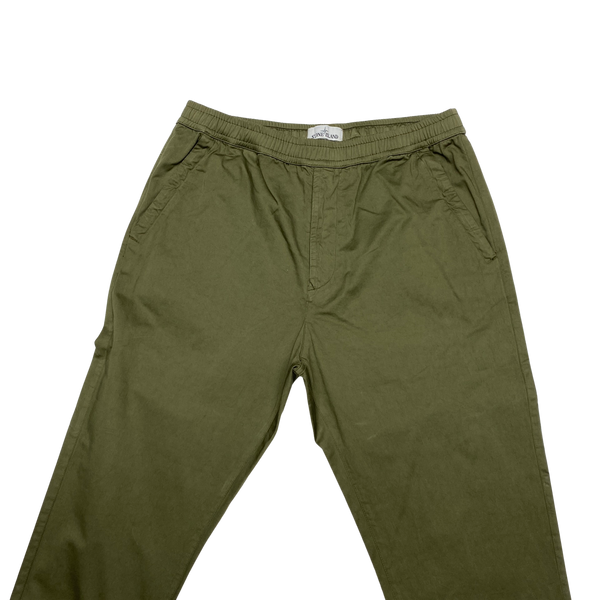 Stone Island 2019 Khaki Green Cargo Trousers