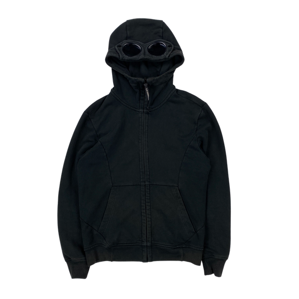 CP Company Black Cotton Goggle Hoodie