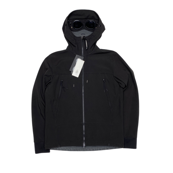 CP Company Goggle Black Fleece Lined Soft Shell